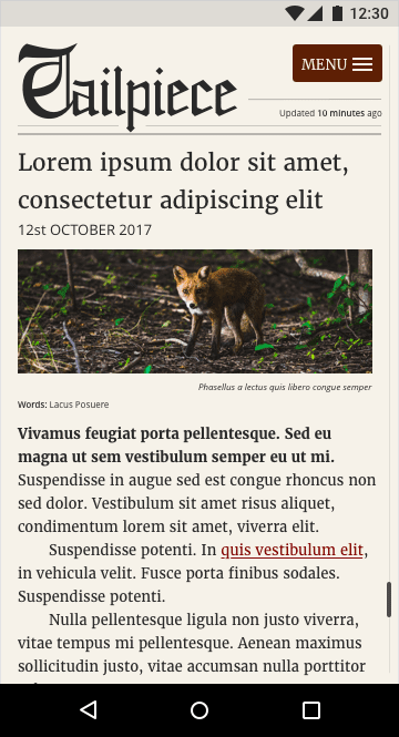 Yüklenmiş bir makale örneği.
